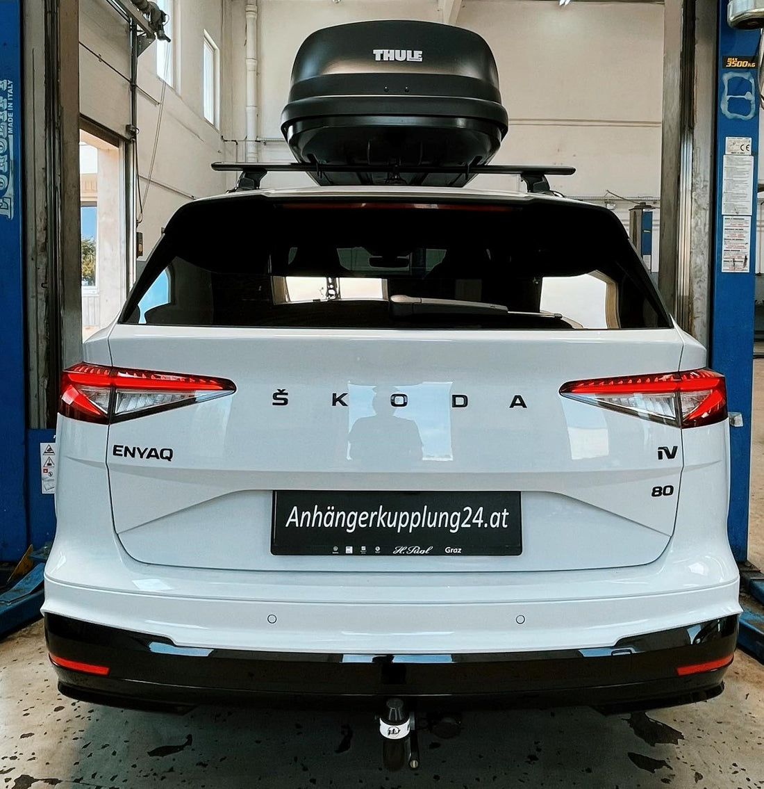 Nachrüstung einer abnehmbaren GDW Anhängerkupplung am Škoda Enyaq iV