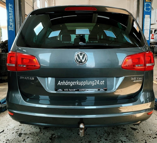 Nachrüstung einer original schwenkbaren Anhängerkupplung am VW Sharan Typ 7N