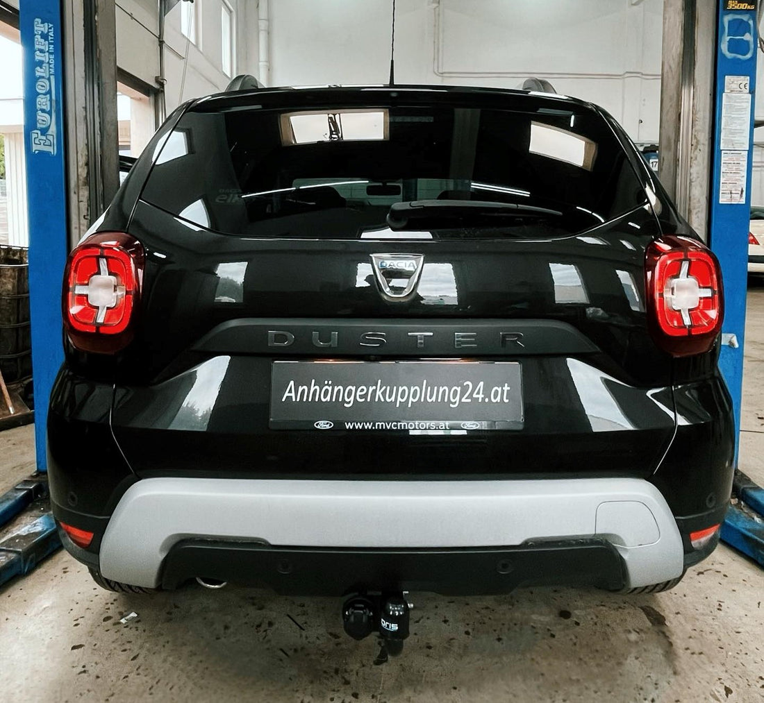Nachrüstung einer starren Oris Anhängerkupplung am Dacia Duster der 2.Generation