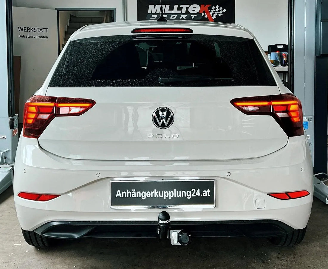 Nachrüstung einer starren Aragon Anhängerkupplung am VW Polo VI Typ AW