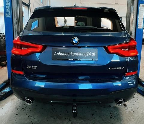 Nachrüstung einer abnehmbaren Oris Anhängerkupplung am BMW X3 G-Serie