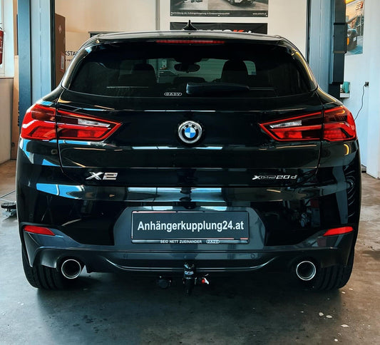 Nachrüstung einer abnehmbaren Oris Anhängerkupplung am BMW X2 F39