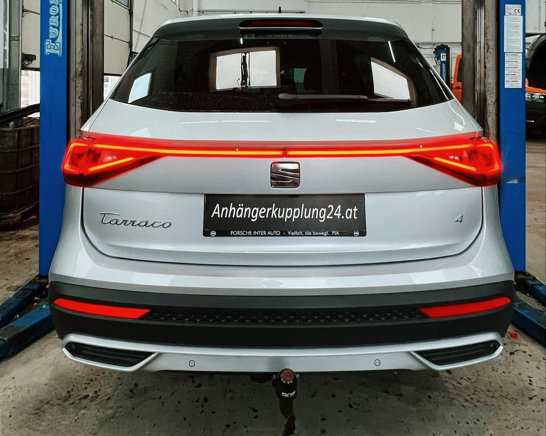 Nachrüstung einer starren Oris Anhängerkupplung am Seat Tarraco