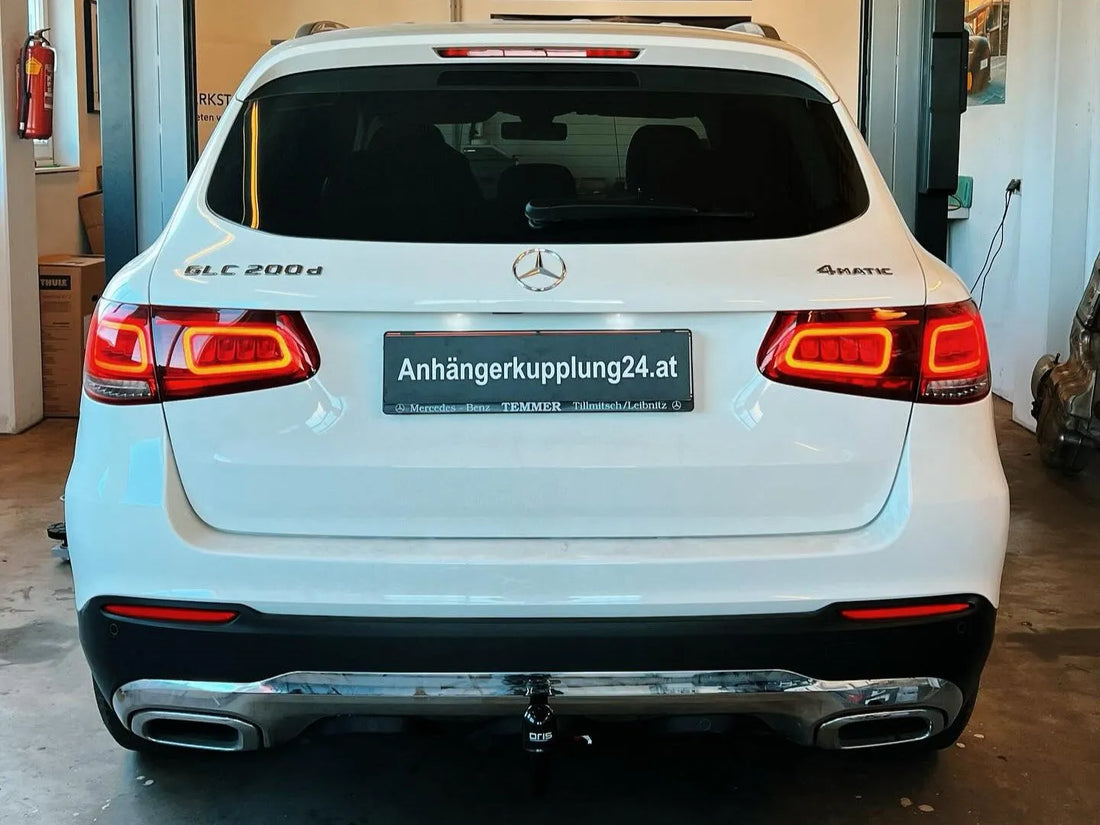 Nachrüstung einer abnehmbaren Oris Anhängerkupplung am Mercedes Benz GLC X253