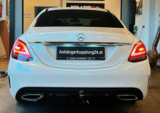 Nachrüstung einer abnehmbaren ORIS Anhängerkupplung an der Mercedes C-Klasse W205