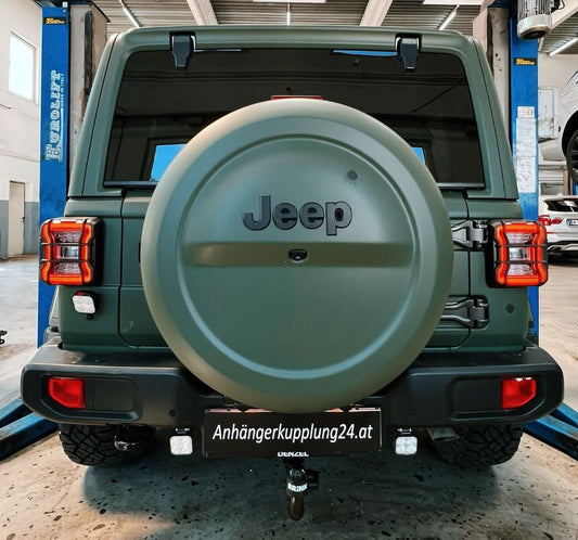 Nachrüstung einer abnehmbaren Brink Anhängerkupplung am JEEP WRANGLER IV