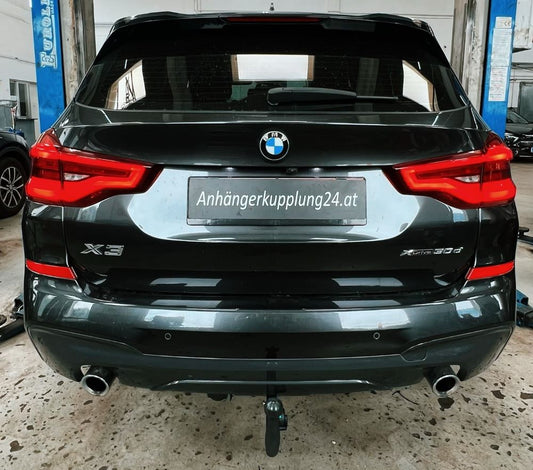 Nachrüstung einer schwenkbaren Brink Anhängerkupplung am BMW X3