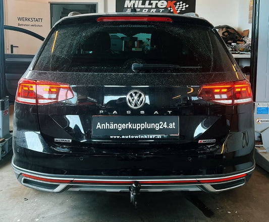 Nachrüstung einer schwenkbaren VAPOS Anhängerkupplung am VW PASSAT ALLTRACK B8 Variant