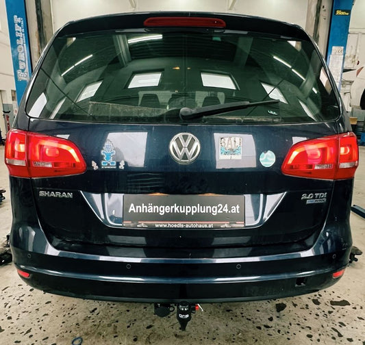 Nachrüstung einer abnehmbaren ORIS Anhängerkupplung am VW Sharan