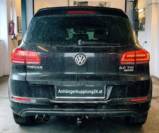 Nachrüstung einer abnehmbaren ORIS Anhängerkupplung am VW Tiguan
