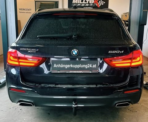 BMW 5er Touring Abnehmbare BRINK Anhängerkupplung professionell nachgerüstet