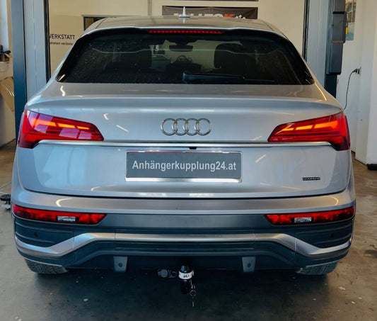 Nachrüstung einer abnehmbaren GDW Anhängerkupplung am Audi Q5 Sportback FY – fachgerecht montiert von AHK24.at