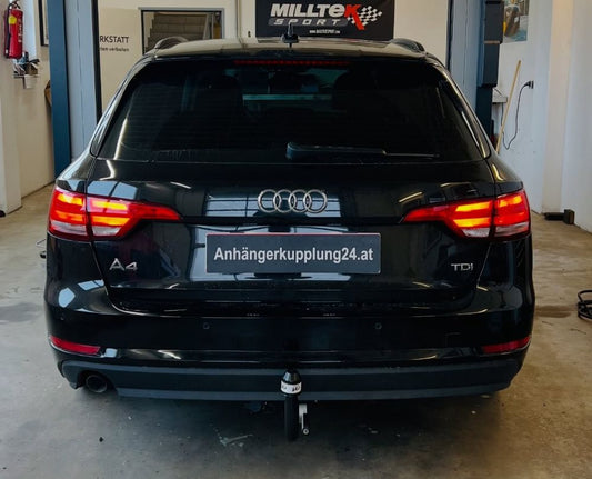 Nachrüstung einer abnehmbaren GDW Anhängerkupplung am Audi A4 B9 Avant