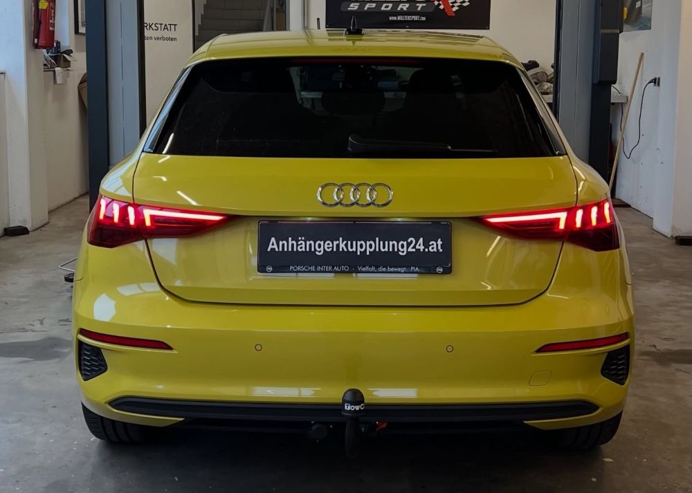 Nachrüstung einer abnehmbaren TowCar Anhängerkupplung am Audi A3 Sportback 8Y