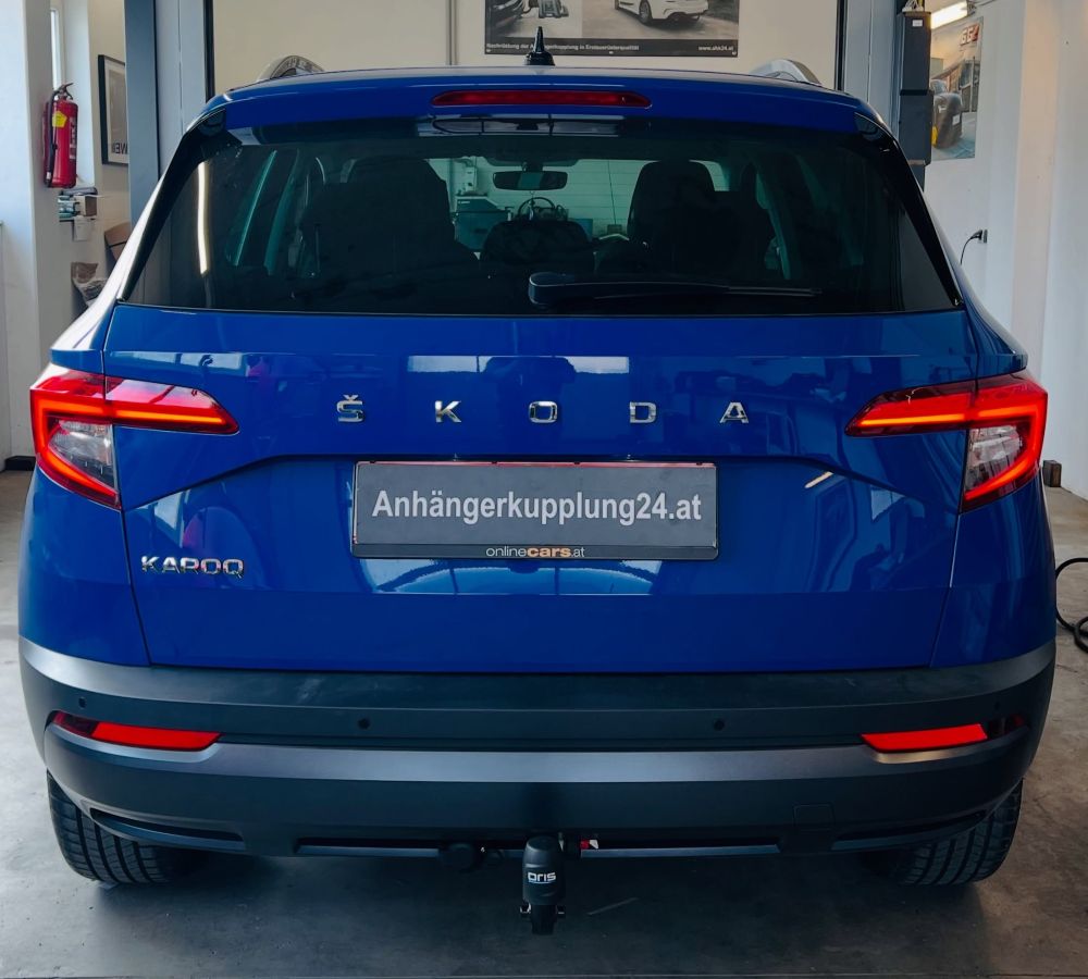 Skoda Karoq Anhängerkupplung nachrüsten – ORIS Anhängerkupplung inklusive Codierung und Freischaltung