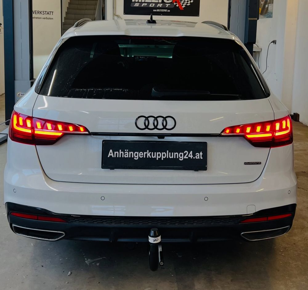 Anhängerkupplung Audi A4 Avant B8 nachrüsten – Abnehmbare GDW Anhängerkupplung inklusive Codierung und Freischaltung