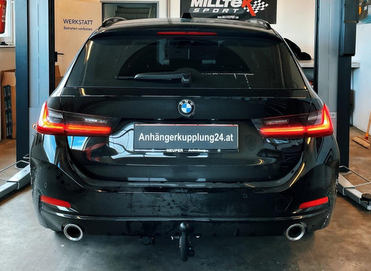 Nachrüstung einer schwenkbaren Anhängerkupplung am BMW 3er Touring