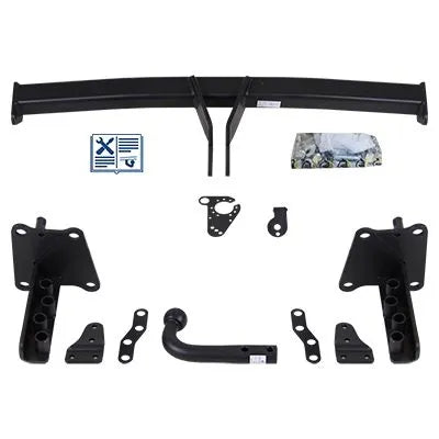 GDW Anhängevorrichtung für BJ 2017 starr, E-Satz ECS, Anhängerkupplung, Anhängerkupplung24