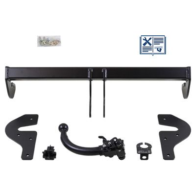 AUTO-HAK Anhängevorrichtung für BJ 2005 - 2010 abnehmbar, E-Satz TRAIL-TEC, Anhängerkupplung, Anhängerkupplung24