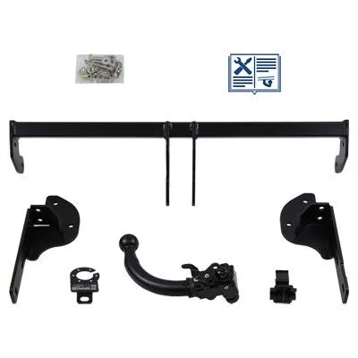 AUTO-HAK Anhängevorrichtung für BJ 2011 - 2018 abnehmbar, E-Satz ECS, Anhängerkupplung, Anhängerkupplung24