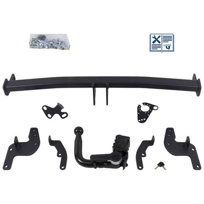 GDW Anhängevorrichtung für BJ 2017 - 2018 abnehmbar, E-Satz TRAIL-TEC, Anhängerkupplung, Anhängerkupplung24