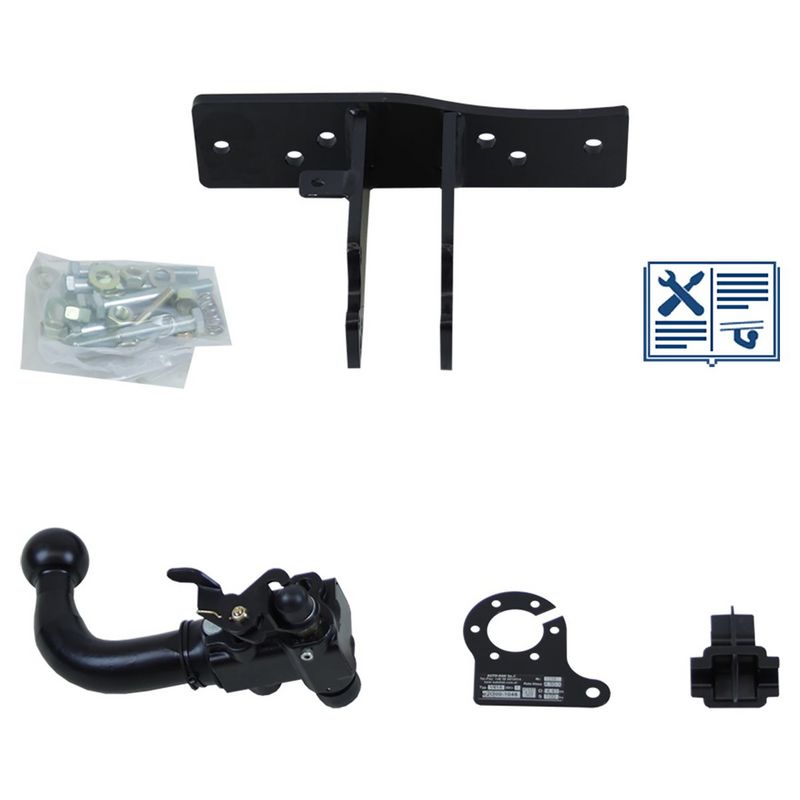 AUTO-HAK Anhängevorrichtung für BJ 2005 - 2010 abnehmbar, E-Satz TRAIL-TEC, Anhängerkupplung, Anhängerkupplung24