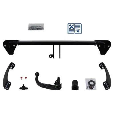 WESTFALIA Anhängevorrichtung für BJ 2011 - 2018 abnehmbar, E-Satz ECS, Anhängerkupplung, Anhängerkupplung24