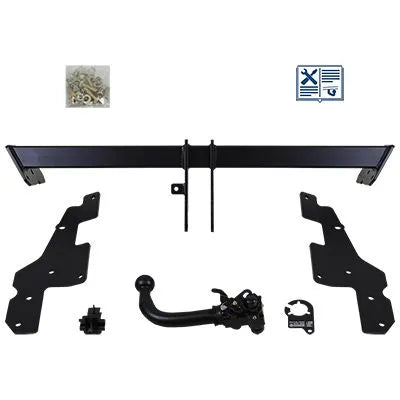 AUTO-HAK Anhängevorrichtung für BJ 2017 - 2018 abnehmbar, E-Satz TRAIL-TEC, Anhängerkupplung, Anhängerkupplung24