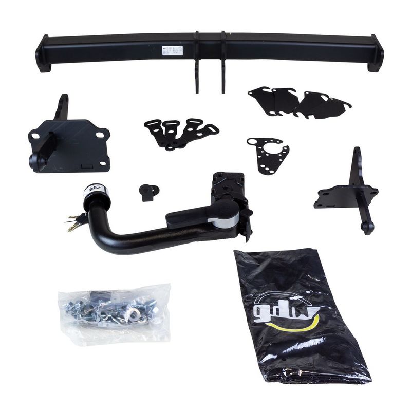 GDW Anhängevorrichtung für BJ 2020 - 2023 abnehmbar, E-Satz INTERNO-ELECTRONIC, Anhängerkupplung, Anhängerkupplung24