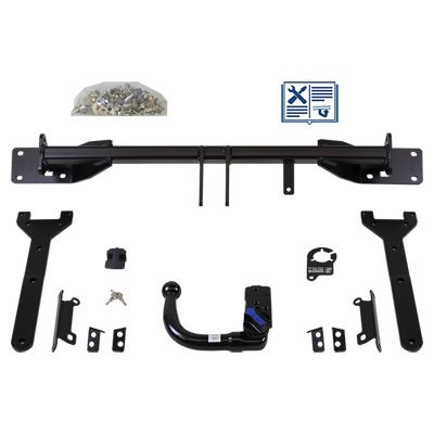 AUTO-HAK Anhängevorrichtung für BJ 2005 - 2013 abnehmbar, E-Satz TRAIL-TEC, Anhängerkupplung, Anhängerkupplung24
