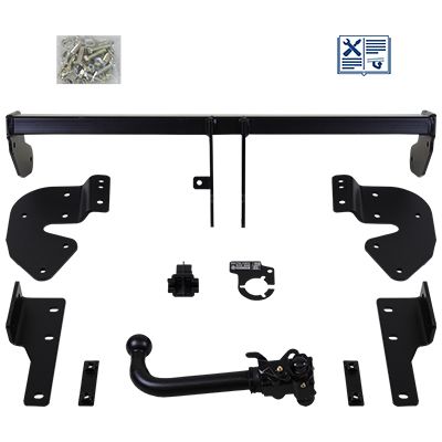 AUTO-HAK Anhängevorrichtung für BJ 2016 abnehmbar, E-Satz TRAIL-TEC, Anhängerkupplung, Anhängerkupplung24