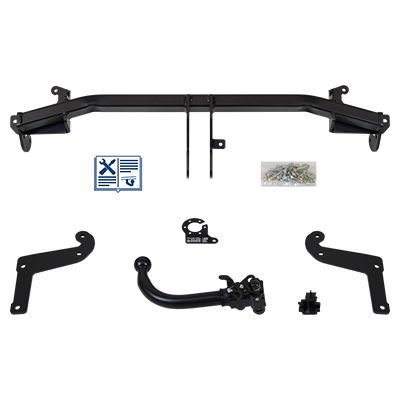 AUTO-HAK Anhängevorrichtung für BJ 2017 - 2021 abnehmbar, E-Satz TRAIL-TEC, Anhängerkupplung, Anhängerkupplung24