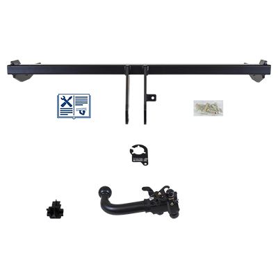 AUTO-HAK Anhängevorrichtung für BJ 2017 abnehmbar, E-Satz TRAIL-TEC, Anhängerkupplung, Anhängerkupplung24