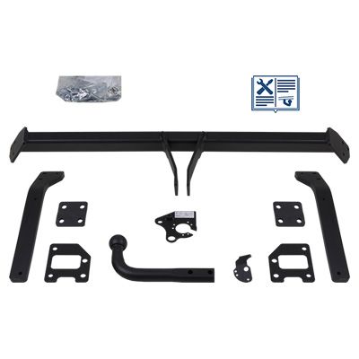 GDW Anhängevorrichtung für BJ 2015 - 2023 starr, E-Satz TRAIL-TEC, Anhängerkupplung, Anhängerkupplung24