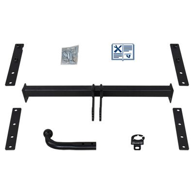 AUTO-HAK Anhängevorrichtung für BJ 2007 - 2016 starr, E-Satz TRAIL-TEC, Anhängerkupplung, Anhängerkupplung24