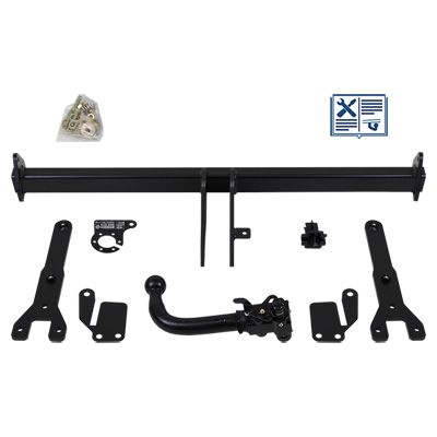 AUTO-HAK Anhängevorrichtung für BJ 2016 abnehmbar, E-Satz TRAIL-TEC, Anhängerkupplung, Anhängerkupplung24