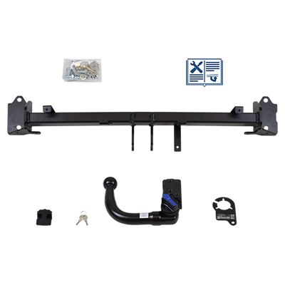 AUTO-HAK Anhängevorrichtung für BJ 2009 - 2017 abnehmbar, E-Satz TRAIL-TEC, Anhängerkupplung, Anhängerkupplung24