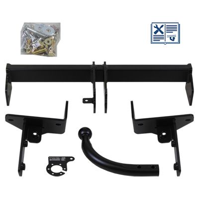 AUTO-HAK Anhängevorrichtung für BJ 2016 - 2020 starr, E-Satz TRAIL-TEC, Anhängerkupplung, Anhängerkupplung24