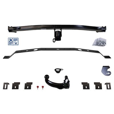 ORIS Anhängevorrichtung für BJ 2004 - 2020 abnehmbar, E-Satz TRAIL-TEC, Anhängerkupplung, Anhängerkupplung24