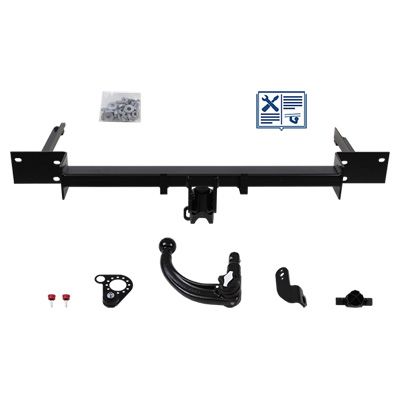 ORIS Anhängevorrichtung für BJ 2014 - 2019 abnehmbar, E-Satz TRAIL-TEC, Anhängerkupplung, Anhängerkupplung24