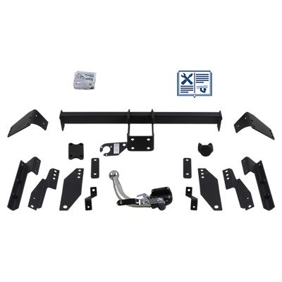 GDW Anhängevorrichtung für BJ 2006 - 2013 abnehmbar, E-Satz TRAIL-TEC, Anhängerkupplung, Anhängerkupplung24