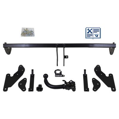 AUTO-HAK Anhängevorrichtung für BJ 2016 - 2023 abnehmbar, E-Satz TRAIL-TEC, Anhängerkupplung, Anhängerkupplung24