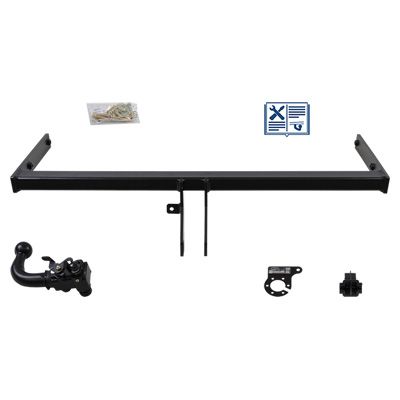 AUTO-HAK Anhängevorrichtung für BJ 2012 - 2020 abnehmbar, E-Satz TRAIL-TEC, Anhängerkupplung, Anhängerkupplung24