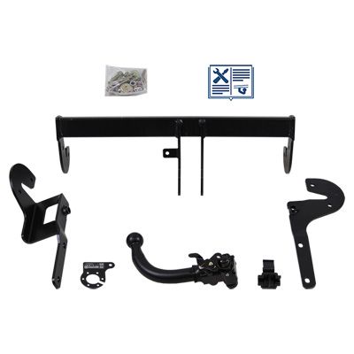 AUTO-HAK Anhängevorrichtung für BJ 2010 - 2020 abnehmbar, E-Satz TRAIL-TEC, Anhängerkupplung, Anhängerkupplung24