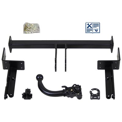 AUTO-HAK Anhängevorrichtung für BJ 2016 abnehmbar, E-Satz TRAIL-TEC, Anhängerkupplung, Anhängerkupplung24