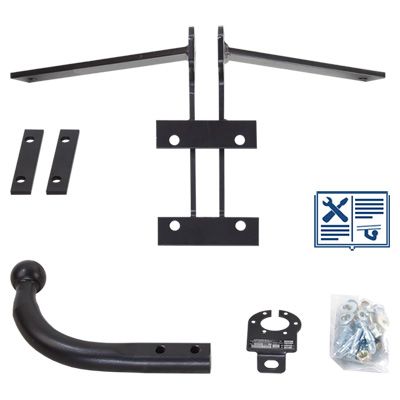 AUTO-HAK Anhängevorrichtung für BJ 2002 - 2015 starr, E-Satz TRAIL-TEC, Anhängerkupplung, Anhängerkupplung24