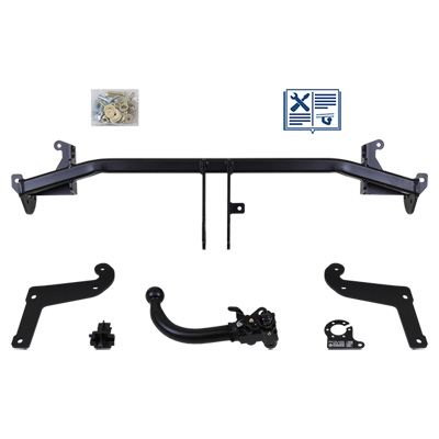 AUTO-HAK Anhängevorrichtung für BJ 2016 - 2019 abnehmbar, E-Satz TRAIL-TEC, Anhängerkupplung, Anhängerkupplung24