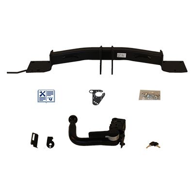 GDW Anhängevorrichtung für BJ 2004 - 2013 abnehmbar, Anhängerkupplung, Anhängerkupplung24