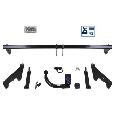 AUTO-HAK Anhängevorrichtung für BJ 2016 - 2022 abnehmbar, E-Satz TRAIL-TEC, Anhängerkupplung, Anhängerkupplung24