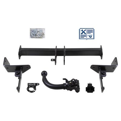 AUTO-HAK Anhängevorrichtung für BJ 2014 - 2020 abnehmbar, E-Satz TRAIL-TEC, Anhängerkupplung, Anhängerkupplung24